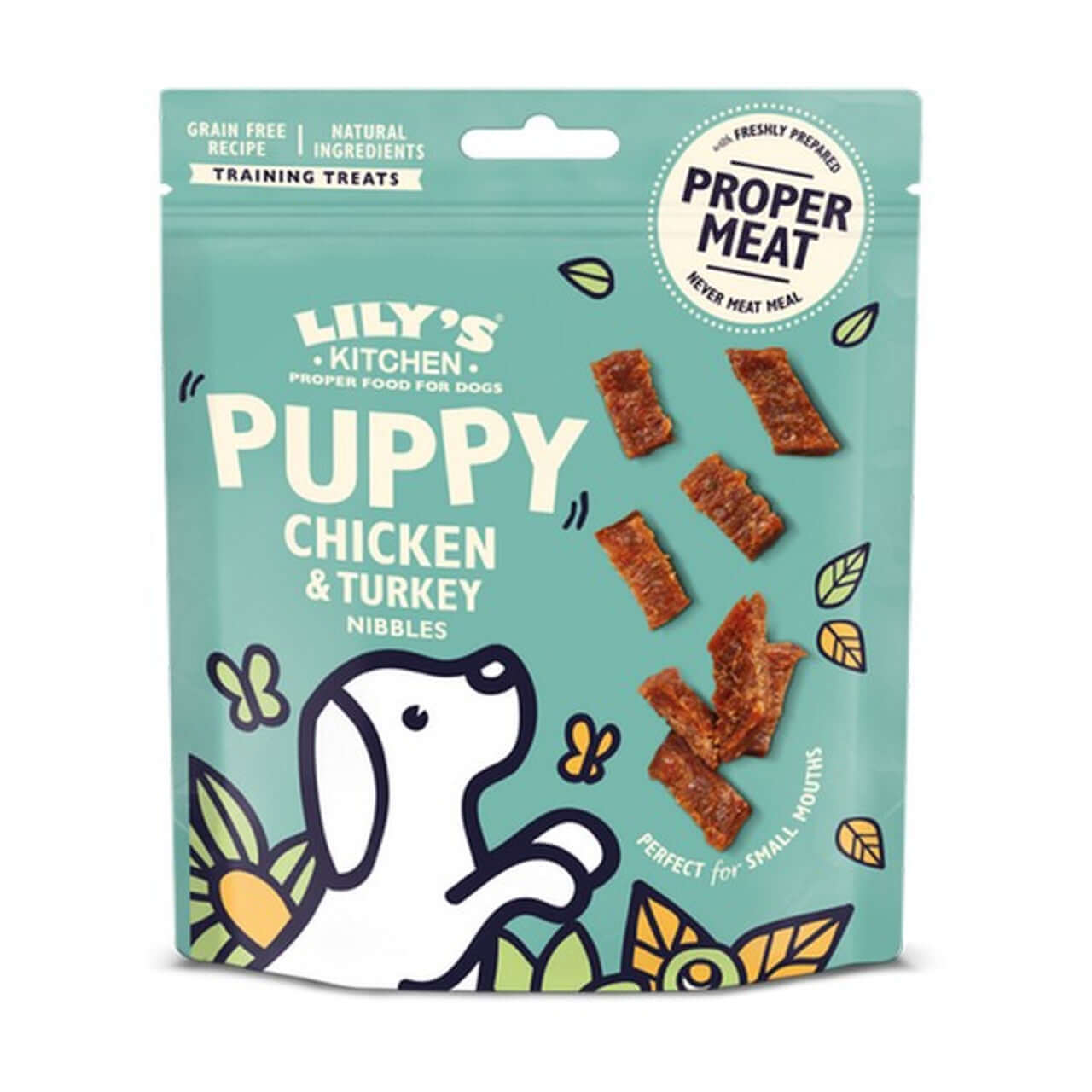 Lilys Kitchen Chicken & Turkey Nibbles for Puppies 70g