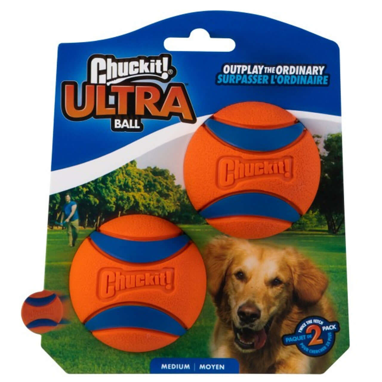 Chuckit! Ultra Ball 2 Pack Small