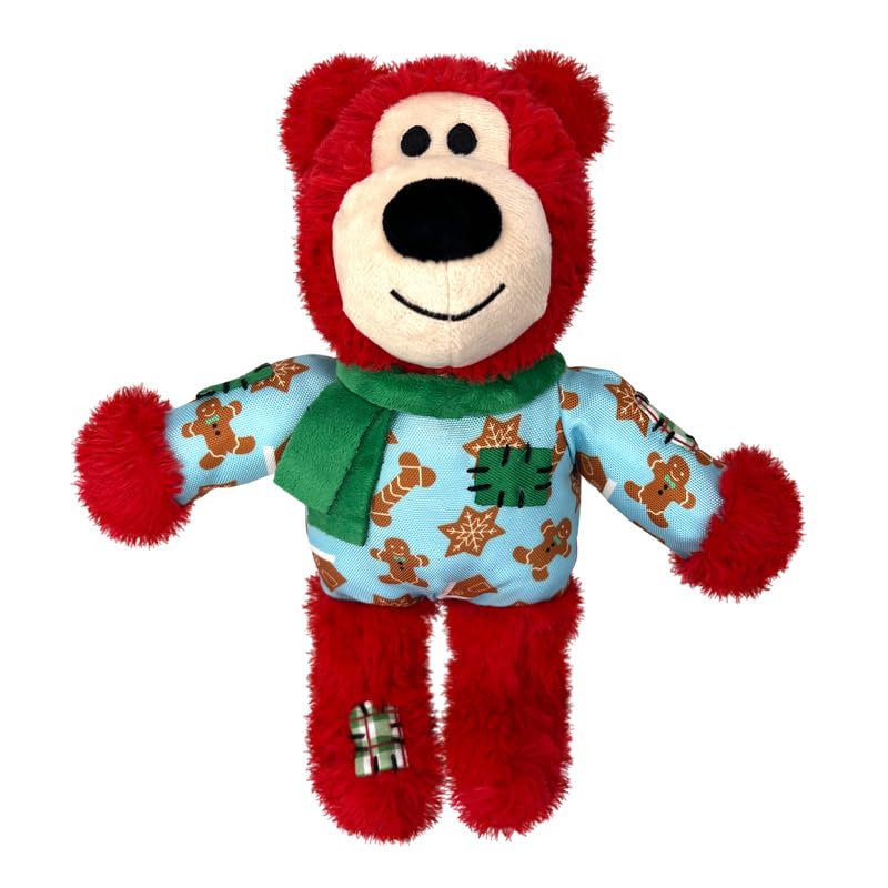 Kong Holiday Wild Knots Bear S/M - Red