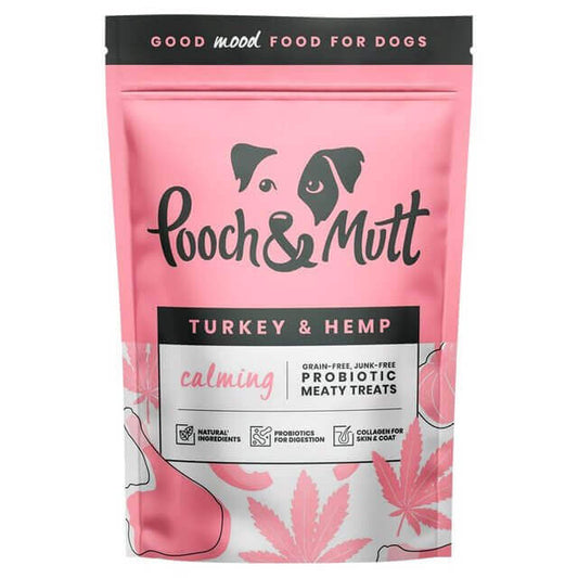 Pooch & Mutt Turkey and Hemp Calming Treats (120g)