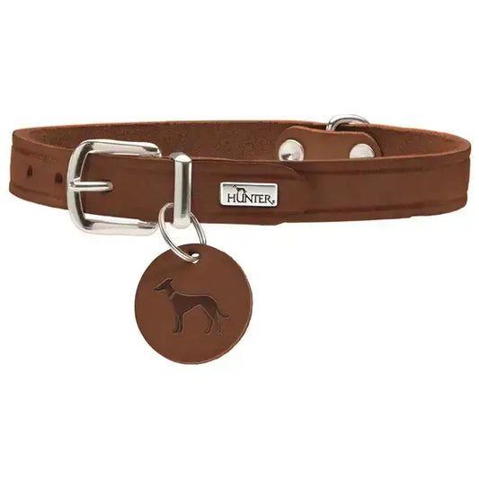 Hunter Aalborg Leather Dog Collar