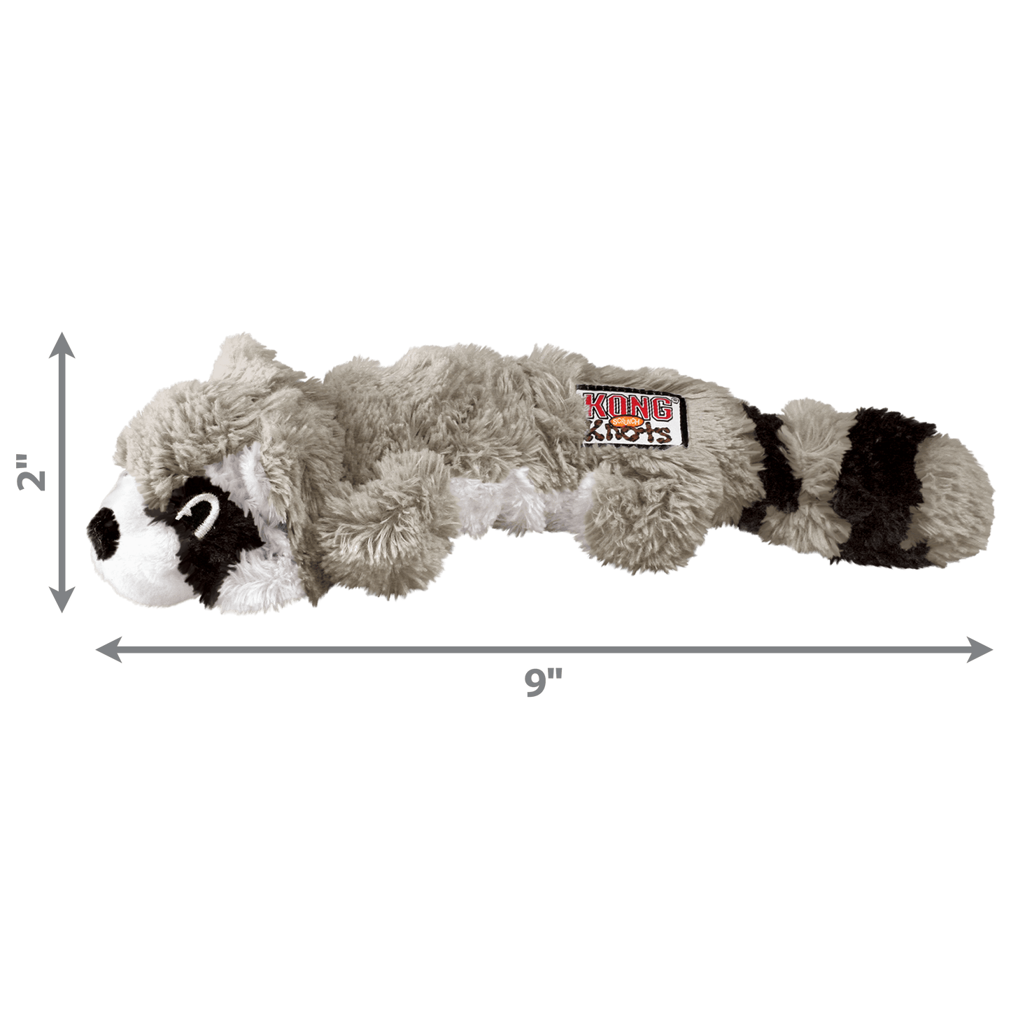 Kong Scrunch Knots Racoon Small/Medium