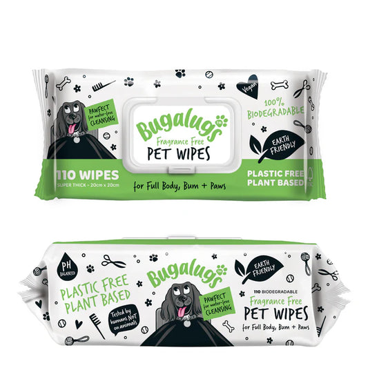 Fragrance free pet wipes for dogs