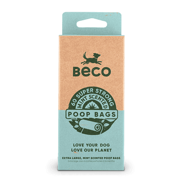 Beco Large Poop Bags - Mint Scented (60 bags)