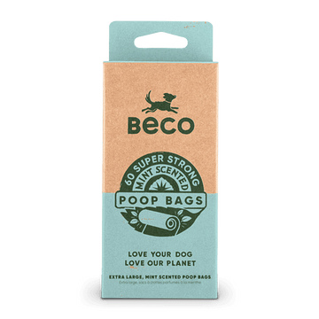 Beco Large Poop Bags - Mint Scented (60 bags)