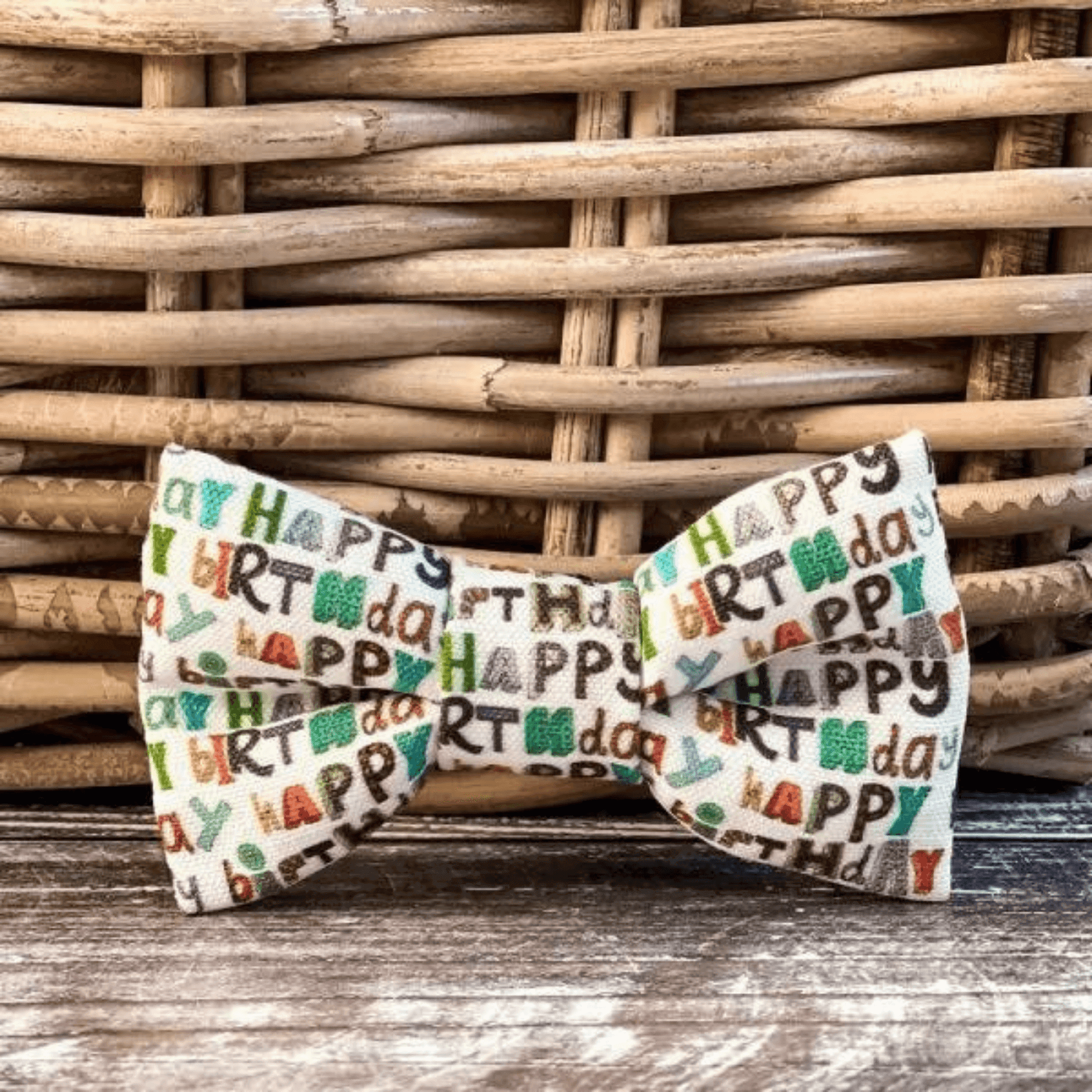 Birthday Bow Tie for Dog | Doggie Bow Ties | Bella's Box