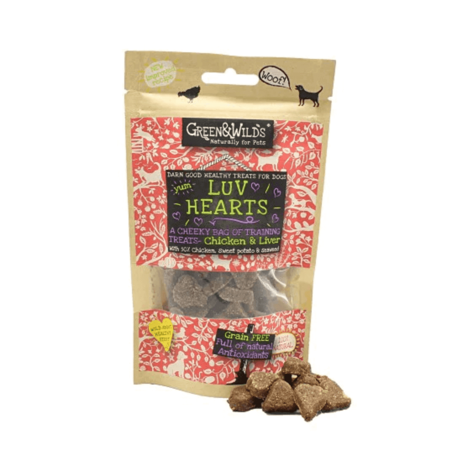 Green & Wilds Luv Hearts 100g